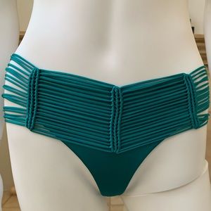 Ocean teal bottom bikini XS
